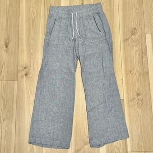 LIKE NEW Athleta Women’s Cabo Linen Textured Wide Leg Pants